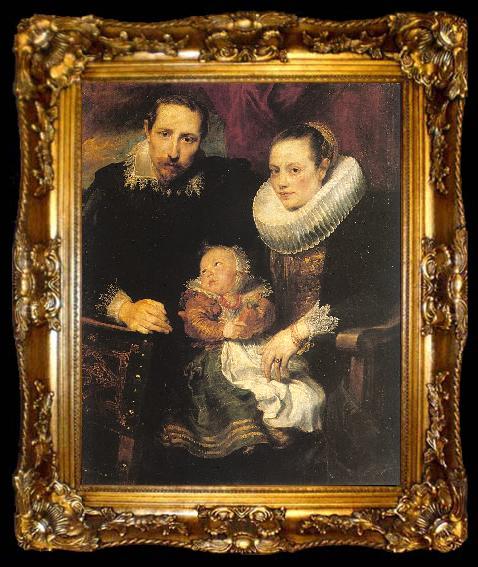framed  Dyck, Anthony van Family Portrait, ta009-2